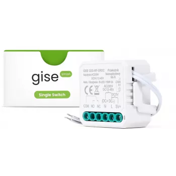 GISE Smart Single Potential-Free Low-Voltage WiFi Relay Module | Tuya | GSS-WF-DRDC