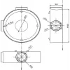 MITON MT-P1260 Surface Mounted Junction Box 120x60x50mm IP65 Light Grey