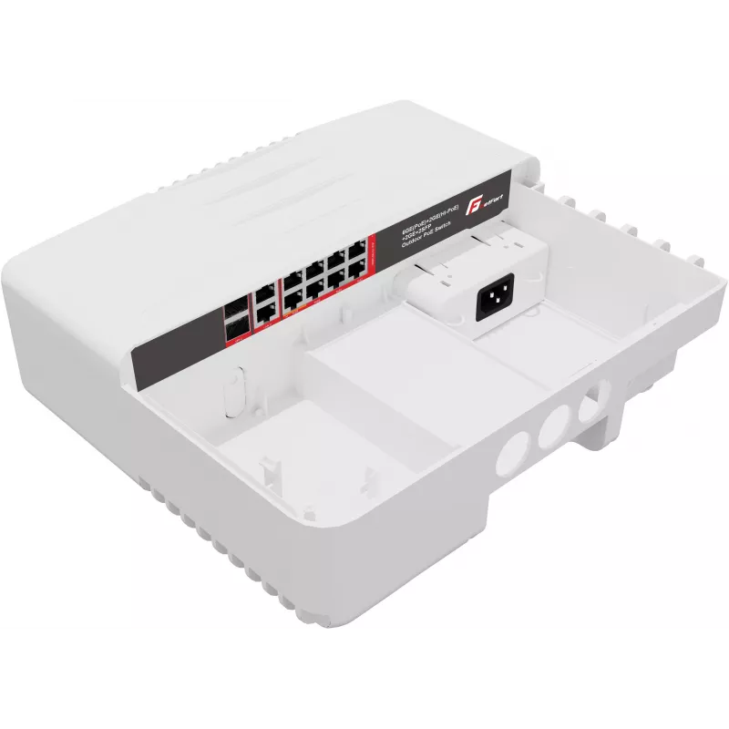 GETFORT GF-6222-GGUF-PO 8-Port Outdoor PoE+ Switch (6x PoE+ 10/100/1000Mbps + 2x 10/100/1000Mbps + 2x SFP) IP65, 120W