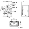 MITON MT-P204W Surface Mount Junction Box IP65 White