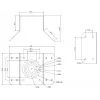 MITON MT-P151 Corner Mount Bracket for CCTV Cameras, White