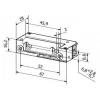 BIRA HARTTE XS12UP Electric Strike Lock 12V AC/DC with Internal Memory, XS Series (R5)