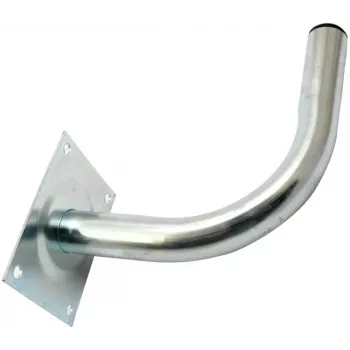 ROBSON L200 Antenna Mount (20 cm) - Galvanized Steel Wall Mount for Outdoor TV/Radio/Internet Antennas