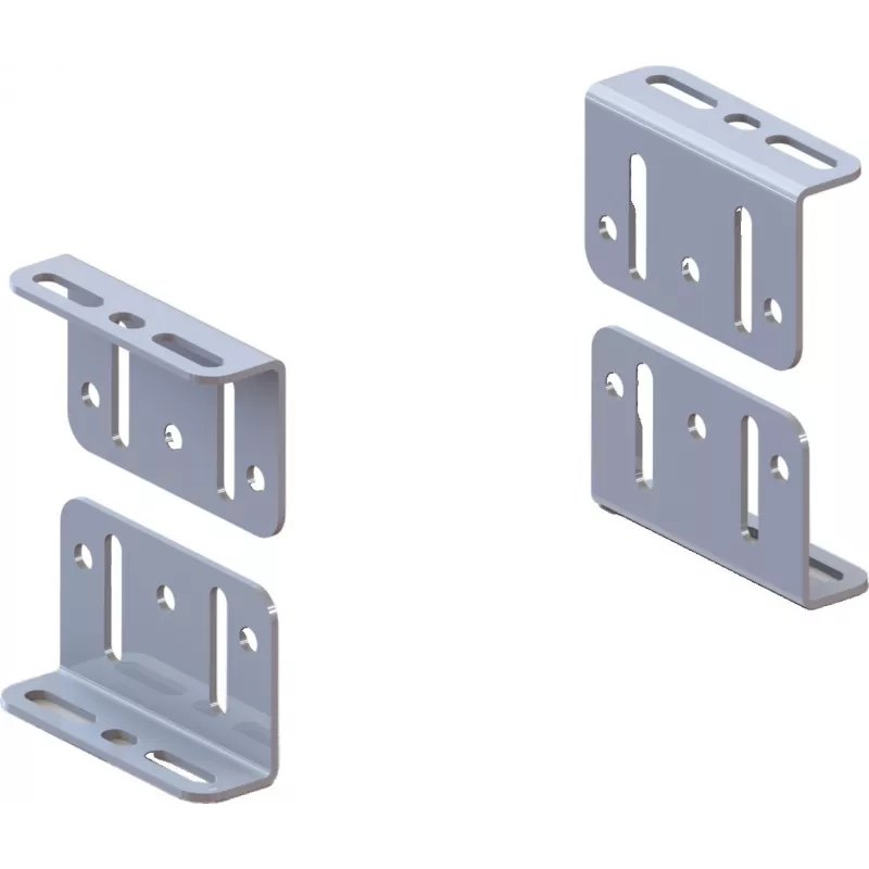 SAFE Universal Mounting Base for Sliding Gate Motors / Set of 4 Angle Brackets ASM150-2