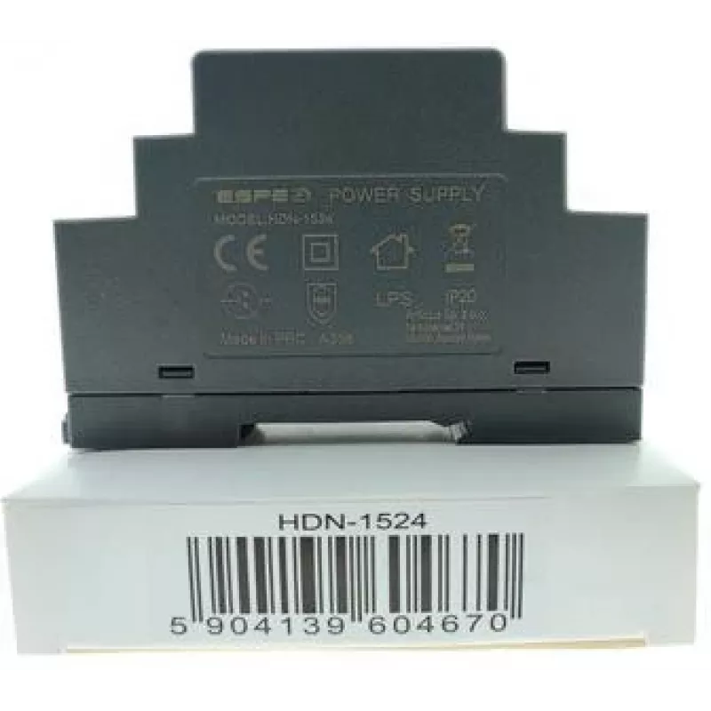 ESPE HDN-1524 DIN Rail Power Supply 24V/15W/0.63A