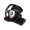 LEAN TOYS Remote Controlled BMW M3 White 2.4G Pilot Steering Wheel 1:18 Sound Lights