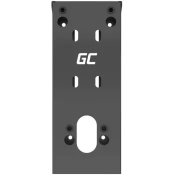 GREEN CELL EV Wallbox Mounting Spacer for HabuDen Charger, 50 mm, Black, ABS Plastic, Cable Management, Ventilation, EVGCAKHS1