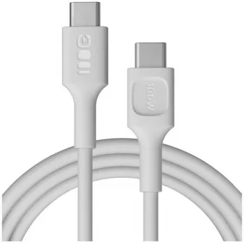 GREEN CELL PowerFlex USB-C to USB-C Cable 2m 100W PD Snow White