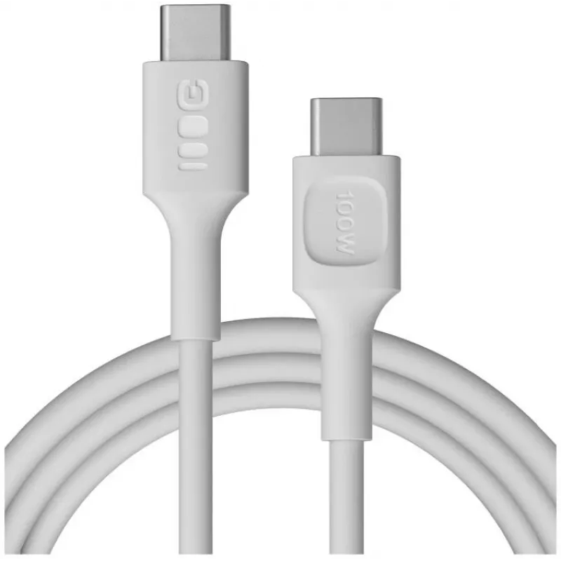 GREEN CELL PowerFlex USB-C to USB-C Cable 2m 100W PD Snow White