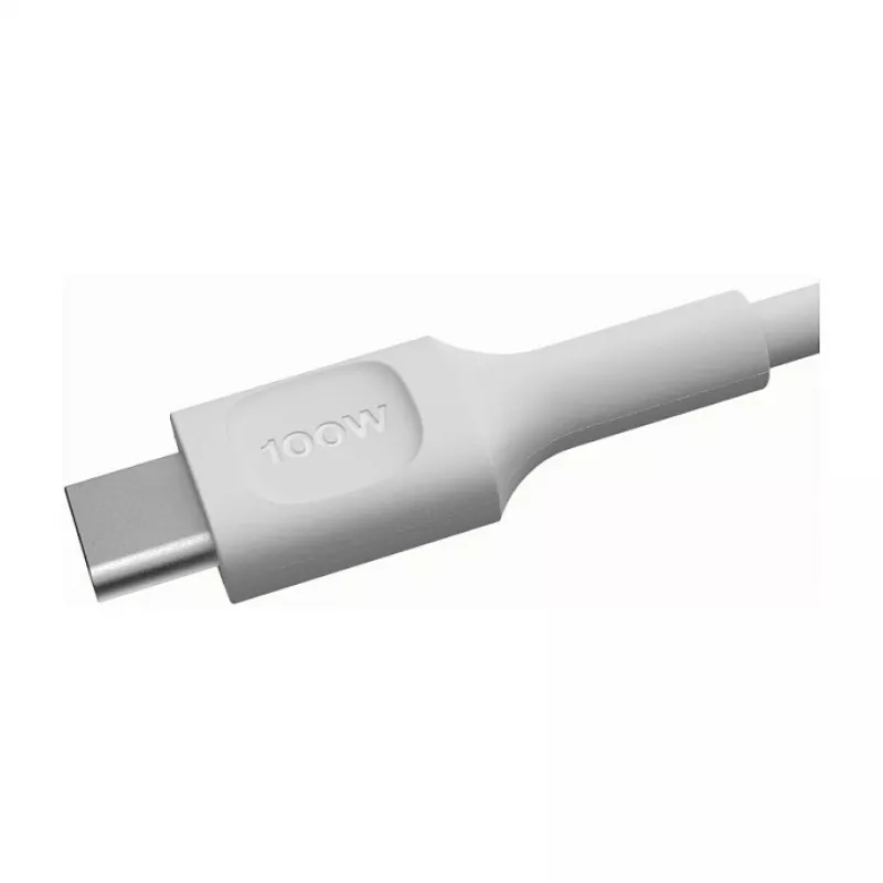 GREEN CELL PowerFlex USB-C to USB-C Cable 2m 100W PD Snow White