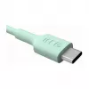 Green Cell PowerFlex Fast Charging USB-C to USB-C Cable 100W 0.3m Mint Green