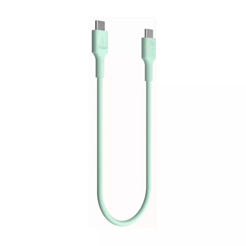Green Cell PowerFlex Fast Charging USB Type-C to USB Type-C Cable 100W Mint Green 1.2m