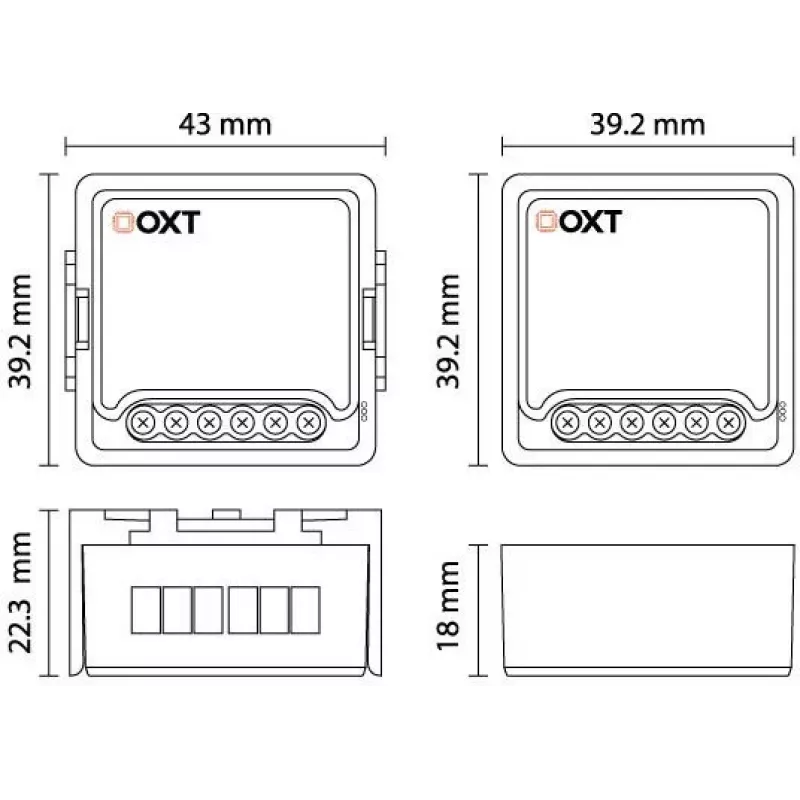 OXT T261 Mini Relay 1-Channel ZigBee TUYA Smart Switch