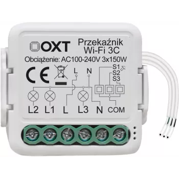 OXT Mini WiFi Relay Module 3-Channel Tuya T223