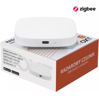 OXT T165 USB ZigBee Tuya Millimeter Wave Radar Presence and Brightness Sensor