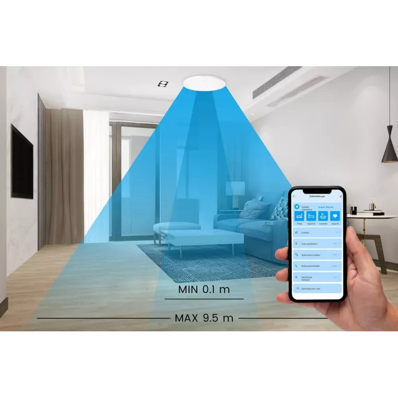 OXT T160 mmWave Radar Presence & Brightness Sensor 230V ZigBee Tuya