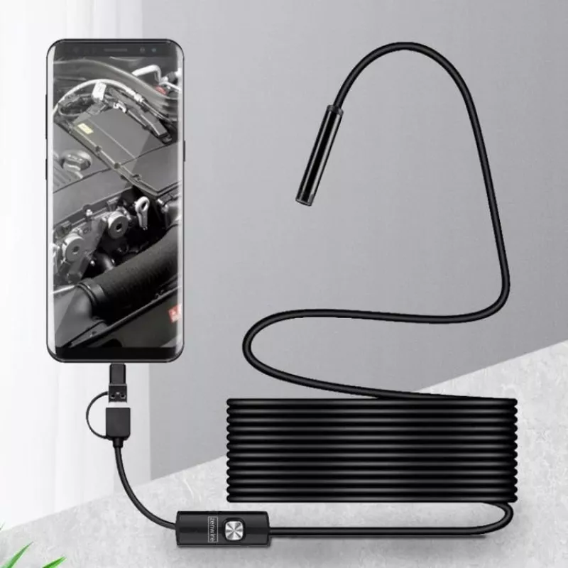 ZENWIRE AN100 USB-C Endoscope Inspection Camera 3.5m 1080p IP67 with Accessories