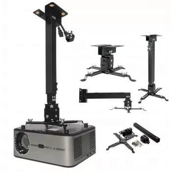 ZENWIRE Universal Projector Mount Ceiling/Wall Black 13kg