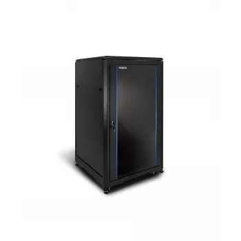 RACKTEL RL-6627SR 27U 600x600 Floor Standing Server Rack Cabinet, Black
