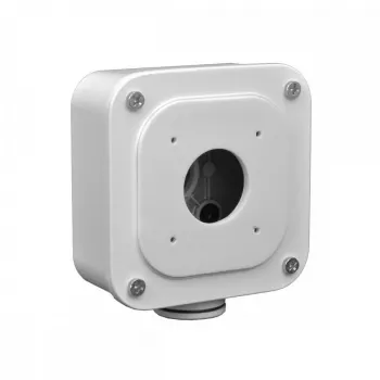BCS BASIC BCS-B-STIP/BTIP(2.0) Junction Box for Dome and Bullet Cameras, White, Aluminum Alloy, IP66, 130mm Diameter