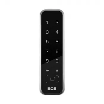 BCS BCS-L-CKRS-M8Z RS485 RFID Reader, Mifare, 13.56 MHz, IP65, Black/Grey