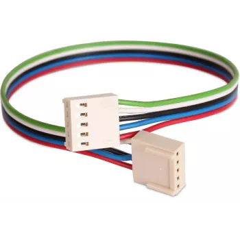 SATEL Cable PIN5/PIN5 - 1m Interconnection Cable for Alarm Systems, White