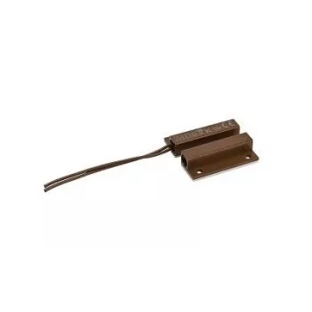 SATEL K-1 BR Surface-Mounted Magnetic Contact Sensor (Brown)