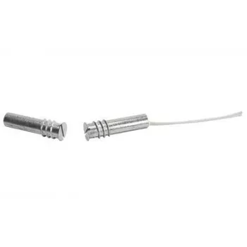 SATEL K-3 2E Surface-Mounted Magnetic Contact Sensor with DEOL Resistors, Metal Housing, Grey