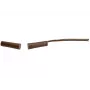 SATEL K-2 2E BR Surface Mount Magnetic Contact Sensor with Double EOL Resistors, Brown