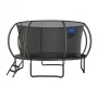 MERACH MR-2429B3 Trampoline, 4.5 m (15 ft) Round with Safety Net, 150 kg Max Weight, 96 Springs