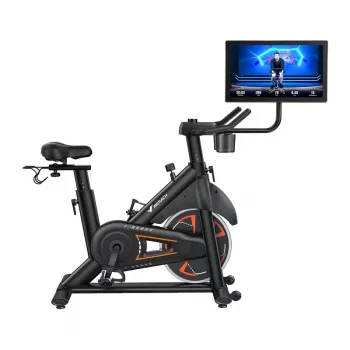 MERACH MR-S36B3 Exercise Bike - Magnetic Upright Bike with Bluetooth, LCD Display, Belt Drive, 6 kg Flywheel, 120 kg Max User Weight