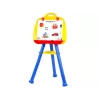 LEAN TOYS Standing Magnetic Whiteboard Magnet 1200x900 mm Double-Sided 360° Rotating