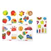 LEAN TOYS Standing Magnetic Whiteboard Magnet 1200x900 mm Double-Sided 360° Rotating