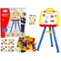 LEAN TOYS Standing Magnetic Whiteboard Magnet 1200x900 mm Double-Sided 360° Rotating
