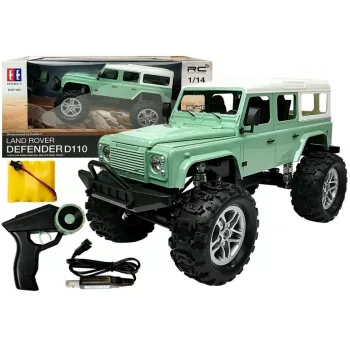 Double E Remote Control Car Jeep R/C Green 7.5 km/h 1:14 2.4G
