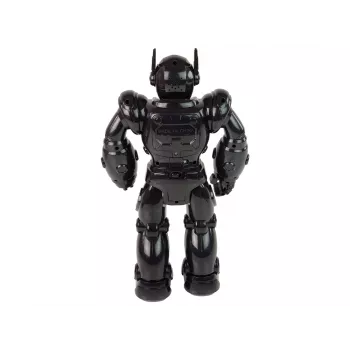 LEAN TOYS Interactive Robot Walks Sound Lights Black