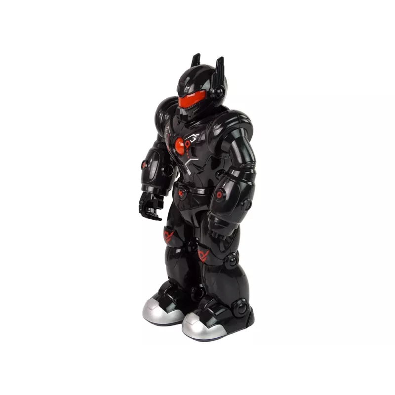 LEAN TOYS Interactive Robot Walks Sound Lights Black