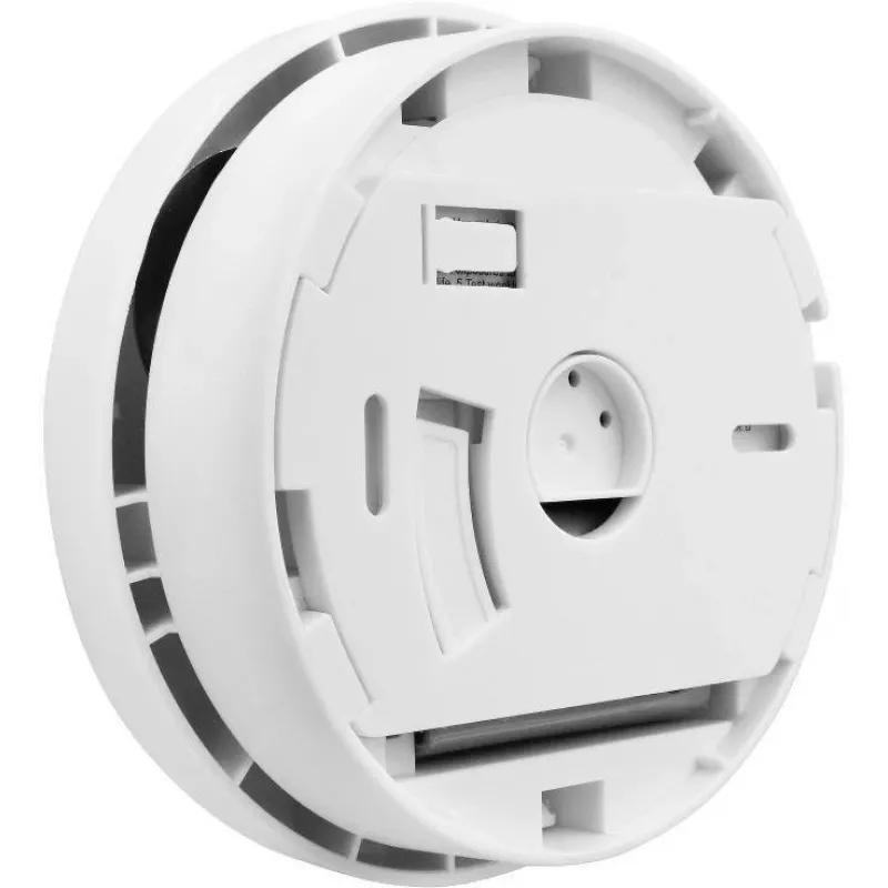 EL-HOME SD-87A2 Smoke Detector - Photoelectric Optical Sensor, 9V Battery, White