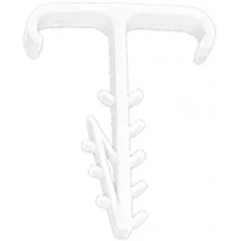 Flat Cable Clamp USMP-3 BIS Quick Mount 16.5mm White 500pcs Box Elektro-Plast Opatówek