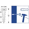 Quick Mount Clip - Flat USMP-3 Elektro-Plast Opatówek 600pcs BOX 16.23