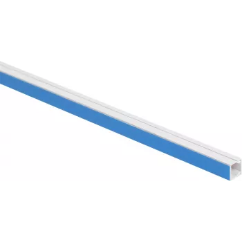 STASIŃSKI SP. Z O.O. Cable Management Trunking with Tape Kit White TLS 14x14 2m (Pack of 10 pcs.)