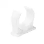 STASIŃSKI SP. Z O.O. Semi-Open Electrical Conduit Clamp White U-16 (Pack of 100 pcs)