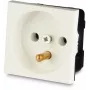 JAVEL Single Earthed Socket 1 Module Flush-Mounted White 16A 250V