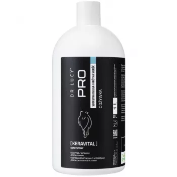 DR LUCY PRO KERAVITAL 1L - Keratin and Vitamin Conditioner for Dogs with Long, Coarse Coats