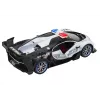 LEAN TOYS Remote Controlled RC Police Car in 1:12 Scale White