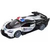 LEAN TOYS Remote Controlled RC Police Car in 1:12 Scale White