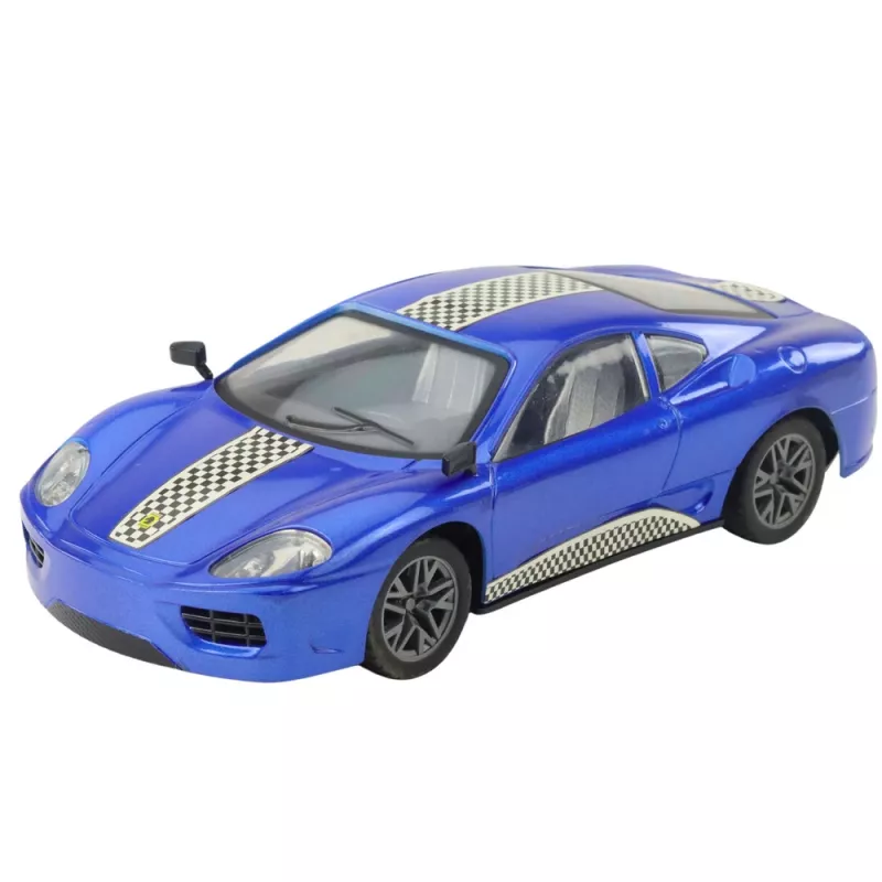 LEAN TOYS Remote Controlled RC Sports Car Lights Blue 1:16