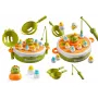 LEAN TOYS Game Dinosaur Fishing Rods Accessories Wooden Green