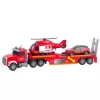 LEAN TOYS Fire Truck Tow Truck Helicopter Car Lights Sounds Red