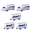 LEAN TOYS Interactive Train Set with Sounds and Lights, White, 62 cm
